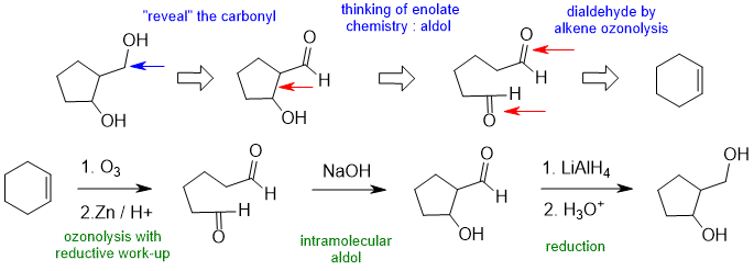 via intramolecular aldol